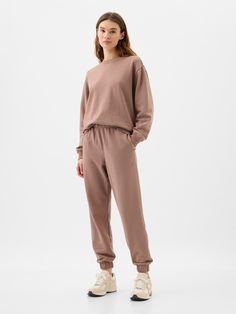 Relaxed Fleece Sweatpants | Gap Factory Fleece Sweatpants, Fleece Joggers, Casual Pants, Gap, Sweatpants, Pants, Trousers, Tracksuit Bottoms