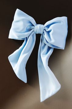 Satin Bow Concerts Outfits, Wedding Accessories For Bride, 달력 디자인, Tortoise Hair, Anthropologie Wedding, Bridal Event, Bride Accessories, Perfect Marriage, Blue Bow