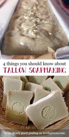 some soap bars sitting on top of a basket