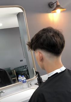 Low Faded Hair, Low Undercut Men, Low Fade Undercut, L Haircut, Low Fade Mullet, Low Fade Cut, Low Fade En V