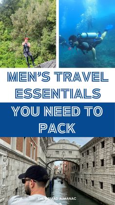 men's travel essentials you need to pack