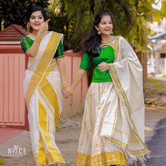 Hindu Engagement Look, Sai Edit, Indian Wedding Guest Look, Settu Mundu, Retro Theme Dress, Hindu Engagement, Saree Half Saree