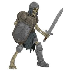 Starships & Steel Skeleton Knight, Skull Reference, Armor Drawing, Cute Skeleton, Dire Wolf, Low Poly Models, Knight Art