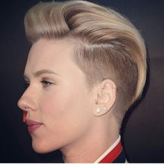 #nothingbutpixies #scarlett Scarlet Johanson, Shorter Hair, Pixie Hair, Edgy Short Hair, Faux Hawk, Trendy Haircuts, Undercut Hairstyles, Trending Haircuts