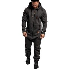 customizable jogger suit by ghcsportswear Streetwear Overalls, Jumpsuit Streetwear, Pajamas Long Sleeve, Men Jumpsuit, Zipper Jumpsuit, Solid Color Jumpsuits, Overall Jumpsuit, Jumpsuit Men, Fall Hoodies