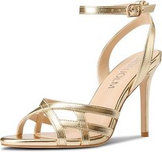 🔥 Explore Bestsellers! 👆 🔥 Explore Bestsellers! 👆 Strap Wedding Dress, Heels Gold, Wedding Dresses With Straps, Womens Stilettos, High Heels Stilettos, Heeled Sandals, Strappy Sandals, High Heel, Ankle Strap