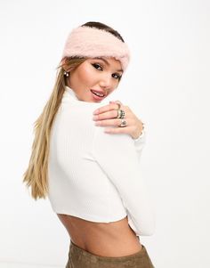 Accessories by Glamorous Your outfit's pick-me-up Knot detail Slim band Pink Shop, Knitted Headband, Drop Top, Stocking Fillers, Body Fit, Denim Shop, Pink Fashion, Color Trends, Pale Pink