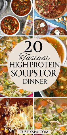 20 fast and easy high protein soups for dinner