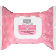 Brand: EquateDetails: Equate Pink Grapefruit oil-free cleansing towelettes thoroughly cleanses skin and helps keep pores clear with a powerful citrus blast to stimulate and awaken the senses. Ideal for blemish-prone skin featuring an oil-free formula that leaves skin clean with no need to rinse. Equate Towelettes are dermatologist, ophthalmologist and allergy tested for safe use around the eye area.Package Dimensions: 84x175x227UPC: 681131070027 Deep Clean Skin, Antibacterial Wipes, Grapefruit Oil, Hand Wipes, Hygiene Routine, Makeup Remover Wipes, Cleansing Wipes, Beauty Oil, Retail Market