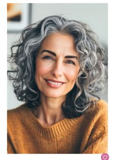 Curly Bobs, Medium Length Curls, Shoulder Length Curls, Shoulder Length Curly Hair, Silver Foxes, Silver Hair Color, Hairstyles For Women Over 50, Hair Advice, Hair Color Dark