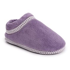 Pamper your feet by picking up a pair of our MUK LUKS® Rita Micro Chenille Full Foot Slipper. The memory foam insole will give your feet the soft and added comfort they deserve. The full foot design allows for added flexibility and still having the slip on convenience. Available in Small (5-6), Medium (7-8), and Large (9-10) and in colors Honey Wheat, Lilac/Ivory, Freesia Blue, Daisy White, and Rose Gold.Machine wash cold. Do not bleach. Dry flat. Imported. Accessories Guide, Foot Design, Summer Sock, Suede Slippers, Summer Slippers, Kids Slippers, Slipper Socks, Slipper Shoes, Sport Socks