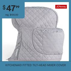 an oven mitt with the kitchenaid fitted - head mixer cover $ 47 99