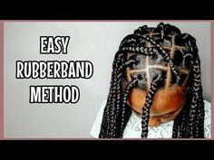 How To Box Braid Your Own Hair For Beginners, How To Knotless Box Braid Step By Step, How To Do Jumbo Box Braids, How To Install Box Braids, Box Braid Tutorial Step By Step, How To Box Braid Step By Step, Diy Box Braids On Yourself, Rubberband Method Box Braids, Box Braid Hair Styles