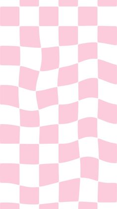 a pink and white checkerboard pattern