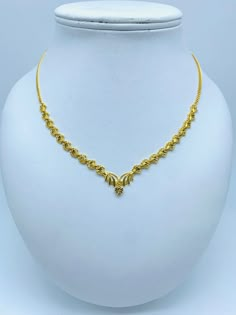 Gold Necklace For Women Indian, Elegant Gold Necklace Set, Gold Jewellery Women, Singapore Gold Jewellery Design, Simple Gold Sets Indian, Small Necklace Designs Gold Indian, Necklaces For Women Gold, Gold Simple Necklace Set