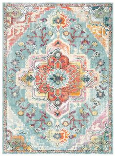 Colorful Rugs | The Crystal Rug ... Brighten Room, Bright Rugs, Safavieh Rug, Teal Rug, Orange Rug, Teal Orange, Orange Area Rug, Orange Rugs, Crystal Collection