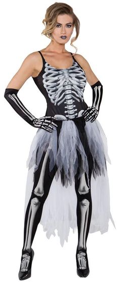 Women's Sexy Skeleton Costume Skeleton Dress, Women Skeleton, Skeleton Halloween Costume, Diy Costumes Women, Diy Kostüm, Skeleton Costume, Tutu Costumes, Retro Costume, Theme Halloween