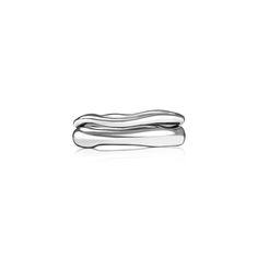 Two bands, cast from hand-sculpted wax models in the “Squiggle” silhouette, are perfectly made to stack with each-other or worn separately.  Crafted to be enjoyed and admired, these two-tone rings will bring an artful and unique touch to any outfit. High polished to a high gloss in this bold, elegant ring. Wear it all day in anticipation of an evening out; it will not go unnoticed. Materials: Silver: Stainless Steel. Gold: 18K Gold Vermeil Stainless Steel 100% Eco-Friendly; No Nickel, Chromium a Irregular Rings, August Birthstone Jewelry, July Birthstone Jewelry, Gifts For New Mums, Jewelry Ring Box, Pearl Jewellery Earrings, Men's Jewelry Rings, Elegant Ring, Evil Eye Jewelry