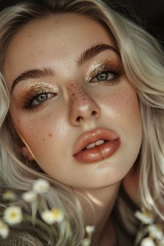 Make Up Blue Eyes, Spring Makeup Looks, Fashion Outfits Dresses, Summer Makeup Looks, Outfits Dresses, Spring Makeup, Curly Hair Routine, Hair Clothes, Contour Makeup