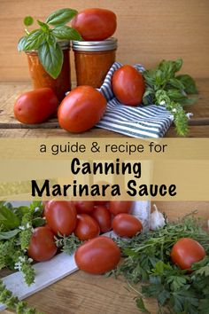 Canning Marinara Sauce (Garlic-Herb Recipe) - Golden Thyme Homestead Canned Marinara Sauce Recipe With Fresh Tomatoes, Canning Marinara Sauce Water Bath, Canning Roma Tomatoes Marinara Sauce, Marinara Sauce From Fresh Tomatoes For Canning, Water Bath Marinara Sauce, Marinara Sauce Canning Recipe, Tomato Sauce Recipe For Canning, Canning Marinara Sauce Fresh Tomatoes, Marinara Sauce Recipe For Canning