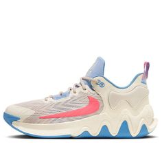 the nike react react sneaker in white and pink is on sale for $ 99