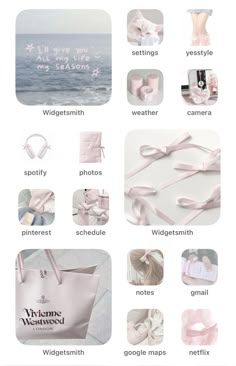 the different types of clothing and accessories are shown