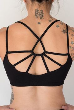 Criss Cross Shirt, Tribe Clothing, Cotton Sports Bra, Most Comfortable Bra, Cotton Bras, Comfortable Bras, Black Yoga, Cup Sizes, Festival Tops