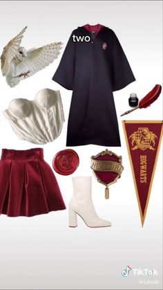 Bookworm Clothes, Gryffindor Uniform, Mode Vintage, Hogwarts, Harry Potter, Fashion Outfits, Clothes