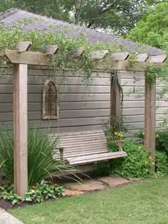 30-Amazing-Garden-Swing-Seats-For-Relaxing-Garden-Swing decor ideas and design collection Garden Swing Seat, Landscape Design Plans, Commercial Architecture, Garden Seating, Backyard Projects, Garden Cottage, Diy Backyard