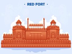 the red fort is located in india