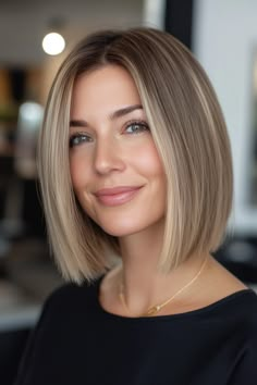 25 Chic A-Line Bob Styles for Every Hair Type 💇‍♀️✨ Flattering, versatile, and effortlessly stylish – find your perfect A-line look! 💫 #ALineBob #ChicHairstyles #HairInspo #BobCut Bobcut Hairstyles, A Line Bob, Beautiful Haircuts, Hairstyles For Fine Hair, Bob Hairstyles For Fine Hair, Shoulder Length Hair Cuts, Bob Styles, Hair Dye Colors