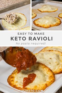 easy to make keto ravioli with no pasta required