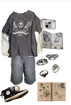 Grunge Boy Outfits, Outfit 90s, Guys Clothing Styles, Casual Style Outfits