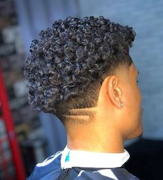 Mid Taper Curly Hair, Taper Fade Haircut Curly Hair, Human Hair Pieces