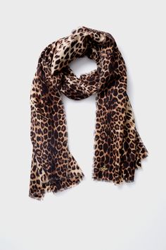 Leopard Lady P Scarf Leopard Print Scarf Outfit Winter, Leopard Scarf Outfit, Lepard Scarf, Cheetah Scarf, Winter Scarf Animal Print, India Hicks, Logo Material, Kids Sale, Wool Scarf