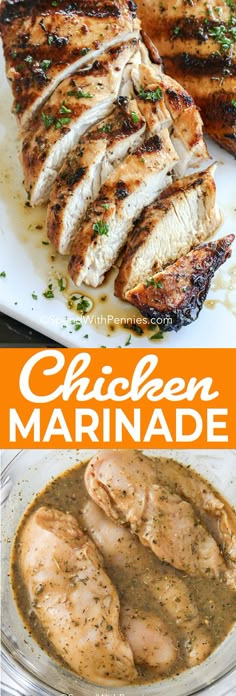 grilled chicken marinade is an easy and delicious dinner recipe