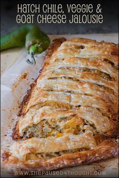 a cheesy vegetable and goat cheese jalapeno bread