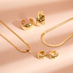 Calling all gold girlies👑 Indulge in our beautifully crafted Gold Plated collection to elevate your everyday look. #MyLovisa Gold Baroque Pearl Pendant Earrings, Luxury Gold Brass Locket Necklace, Luxury Gold Baroque Pearl Necklace, Shop Earrings