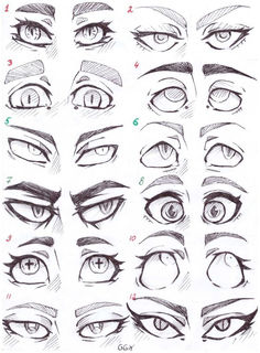 how to draw an anime eye step by step drawing for beginners and advanced students