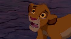 the lion from disney's live - action movie simba is shown in this image