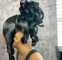 Cute Hairstyles Weave, Hairstyles Weave, Braided Hairstyles For Black Women Cornrows, Black Ponytail Hairstyles, Quick Natural Hair Styles