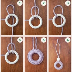 instructions to make an ornament out of rope