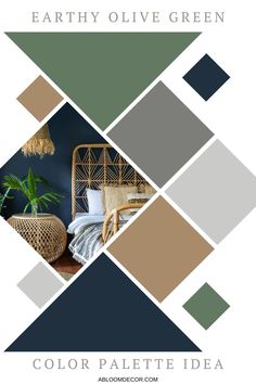 Earthy Olive Green Color Palette Idea Viridian Green Color Palette, Hunter Green Palette Color Combinations, Navy Blue Color Palette Living Room, Navy And Earth Tones Living Room, Navy And Green Colour Palette, Navy And Olive Color Palette, Navy Brown Green Color Palette, Forest Green And Grey Color Palette