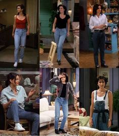 Friends Outfits 90s, Fran Fine Outfits, 1990 Style, Rachel Green Outfits, 90’s Outfits, Prom Dress Short, Michael Douglas, Zeta Jones