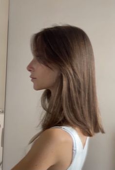 Bangs With Medium Hair, Shoulder Length Hair Cuts, Hair Inspo Color, Shoulder Length Hair