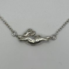 The Dancing Bunny Necklace mirrors the charm of its ring and necklace counterpart, La Conejita.  Handcrafted from recycled solid sterling silver. Through the hand-finishing process, each piece carries its own distinctive character, ensuring no two are exactly alike. The chain itself is about 16 and the pendant is around 2 so all in all about 18 inches! Dancing Bunny, Bunny Necklace, Silver 925 Necklace, Jewelry Inspo, Pretty Jewellery, Necklace Handmade, Necklace Silver, Piercing Jewelry, Cute Jewelry