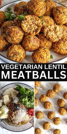 Lentil meatballs make a satiating and delicious vegetarian meal that won't make you miss meat.Serve them with a rich marinara sauce with a piece of toasted bread or as a sauce for pasta.