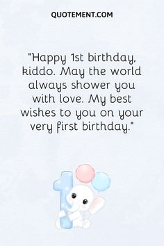 160 Happy 1st Birthday Wishes For The Cutest One-Year-Olds Nephew 1st Birthday Quotes, Happy 1st Birthday Boy Quotes, 1st Birthday Wishes For Nephew, Bdy Wishes, Baby Birthday Wishes, Baby Birthday Quotes, First Birthday Quotes, 1st Birthday Quotes, Happy 1st Birthday Wishes