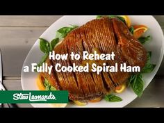 how to reheat a fully cooked spiral ham with slow cooker and knife