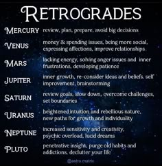 an astrological sign with the names of major planets and their corresponding stars in it